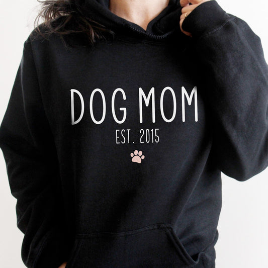 Hoodie "Dog Mom mit Wunschtext" | personalisiert | Geschenk, Geschenkidee, Hunde